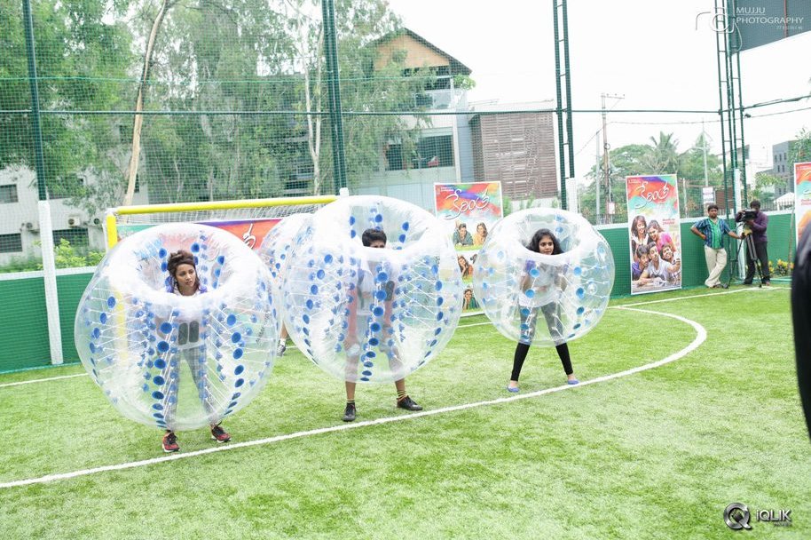 Kerintha-Movie-Team-At-Bubble-Soccer-Event